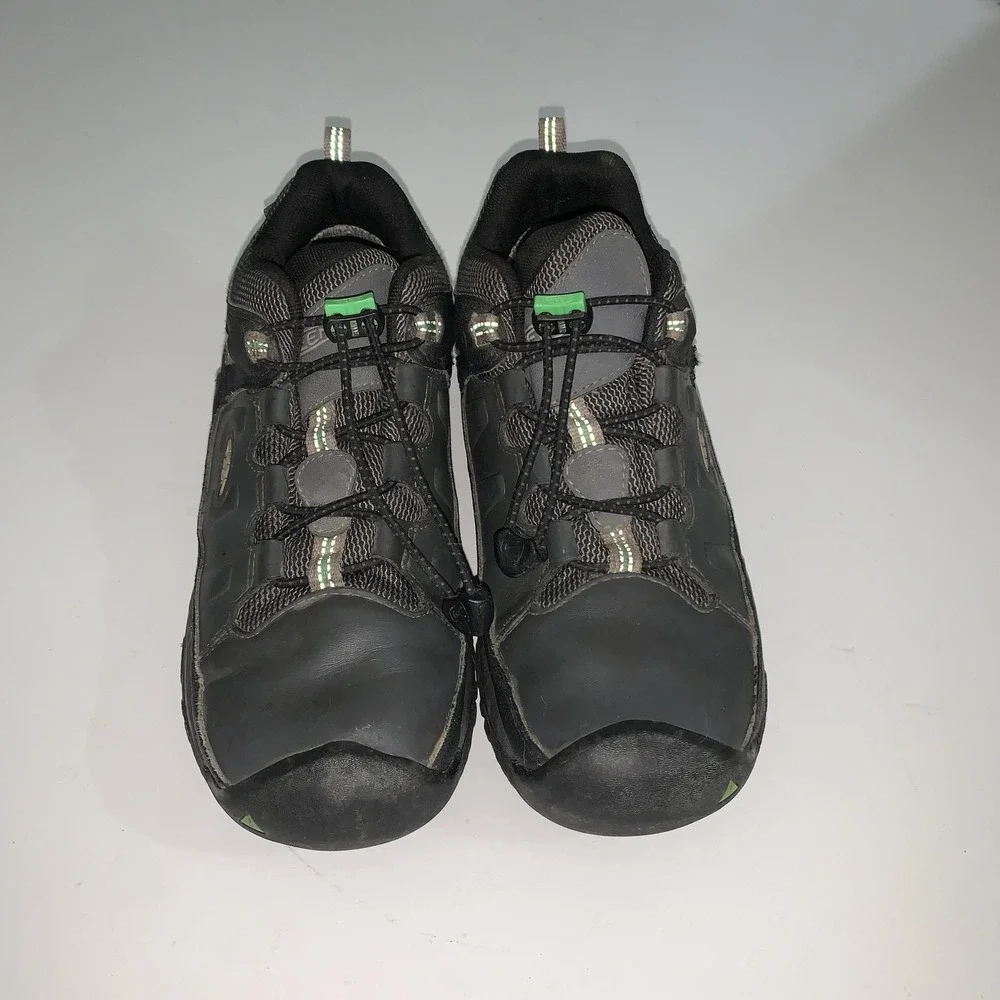 KEEN Targhee Big Kids Size 6 EU 38 Black Waterproof Hiking Sneakers 1024011